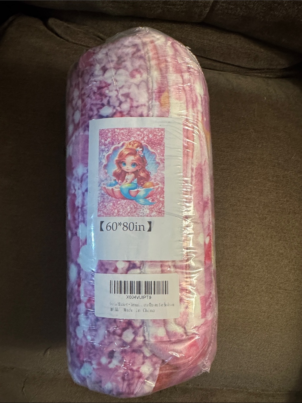 Plush Pink Mermaid Bath & Body Throw Blanket